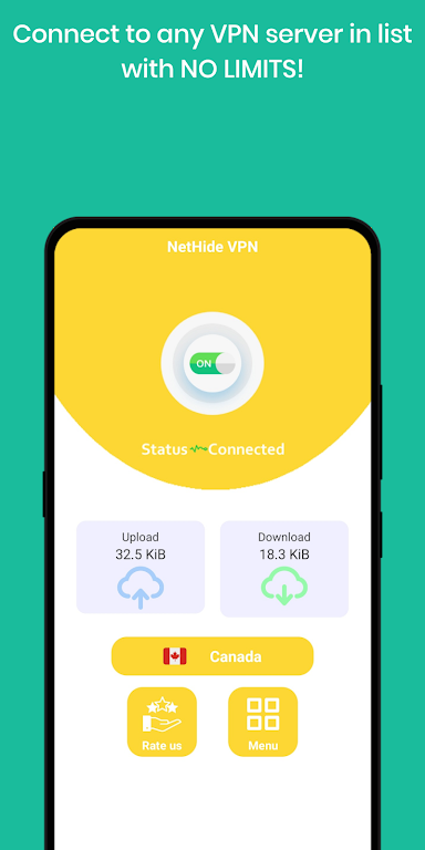 NetHide VPN- Fast and Secure Screenshot3