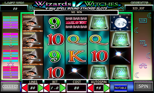 Wizards V Witches video slots Screenshot3