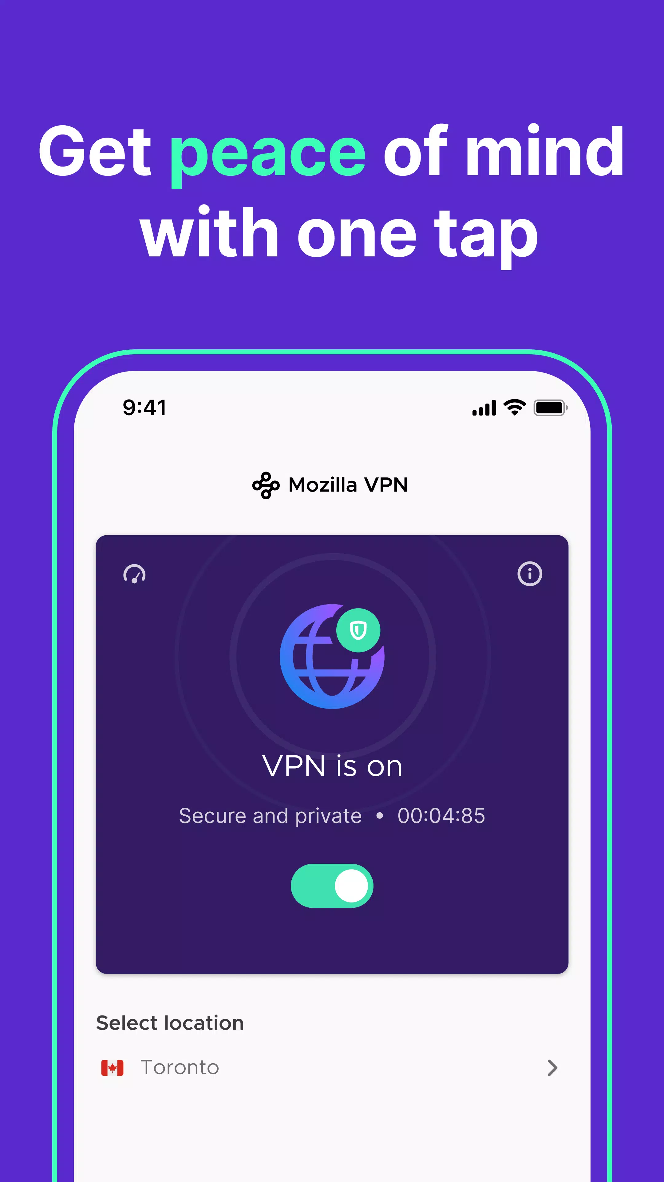 Firefox Private Network VPN Screenshot1