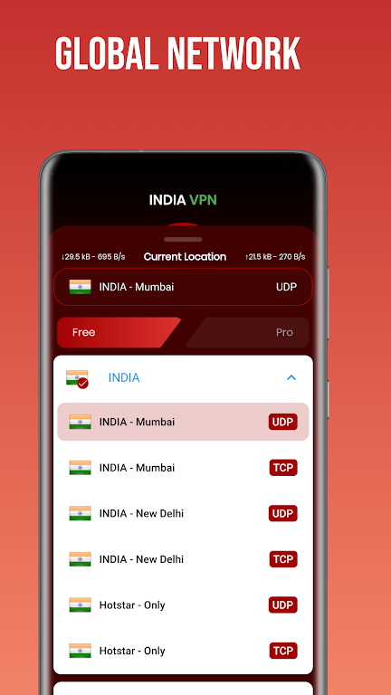 INDIA VPN - Unlimited Proxy & Fast Unblock Master Screenshot3