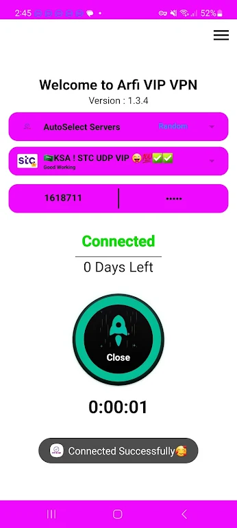 ARFI VIP VPN Screenshot3