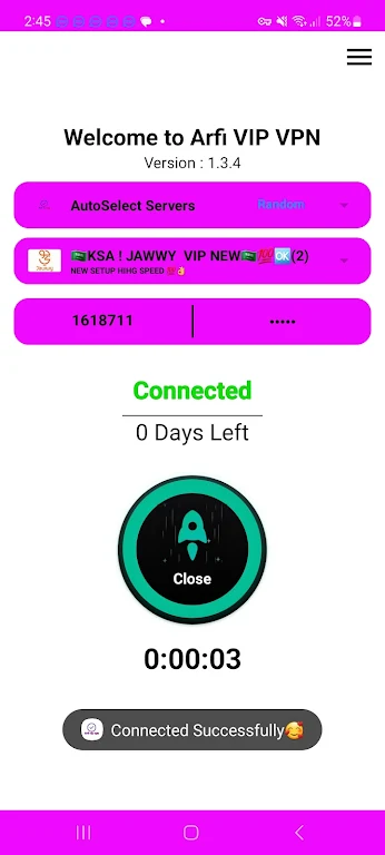 ARFI VIP VPN Screenshot2