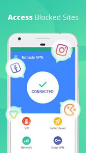 Tornado VPN – Ultimate Free & Fast Security Proxy Screenshot3