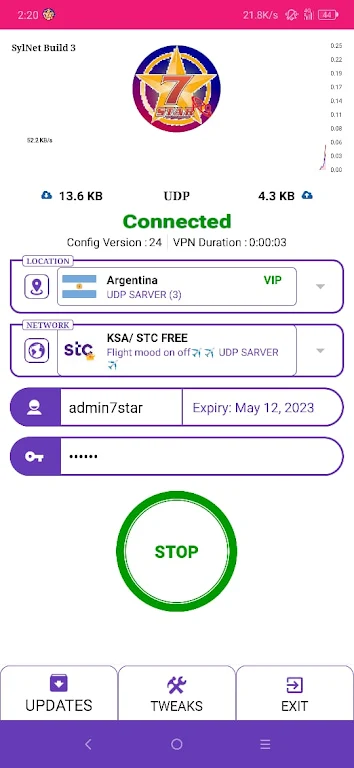 7 STAR PRO - Safe & Secure VPN Screenshot3