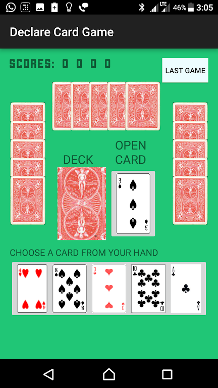 DECLARE CARD GAME Screenshot3