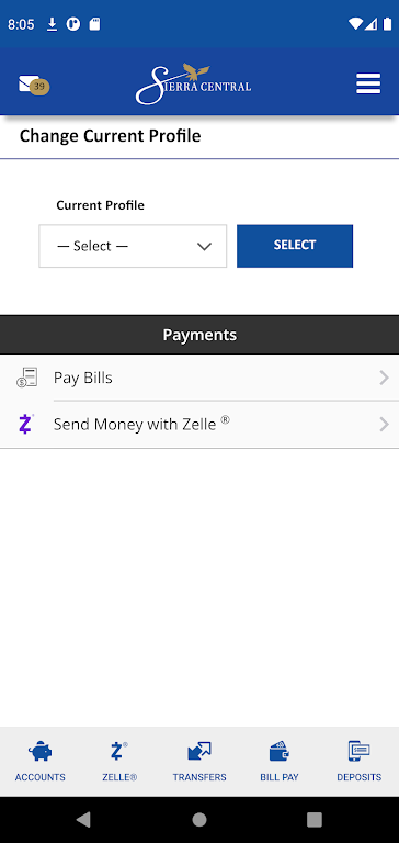 Sierra Central Mobile Banking Screenshot3