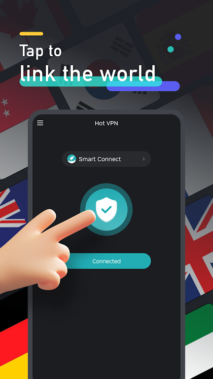 Hot VPN - Free, Fast & Super VPN Proxy Screenshot2