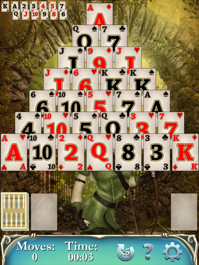 Hidden Solitaire Elven Woods - Free Card Game Screenshot1