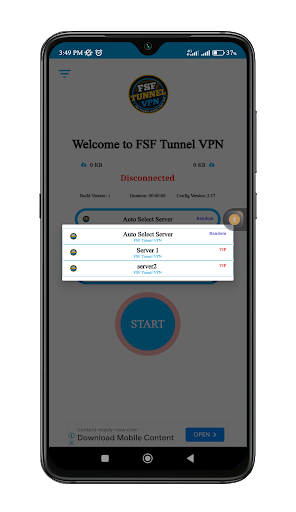 FSF Tunnel Super Fastest Vpn Screenshot1