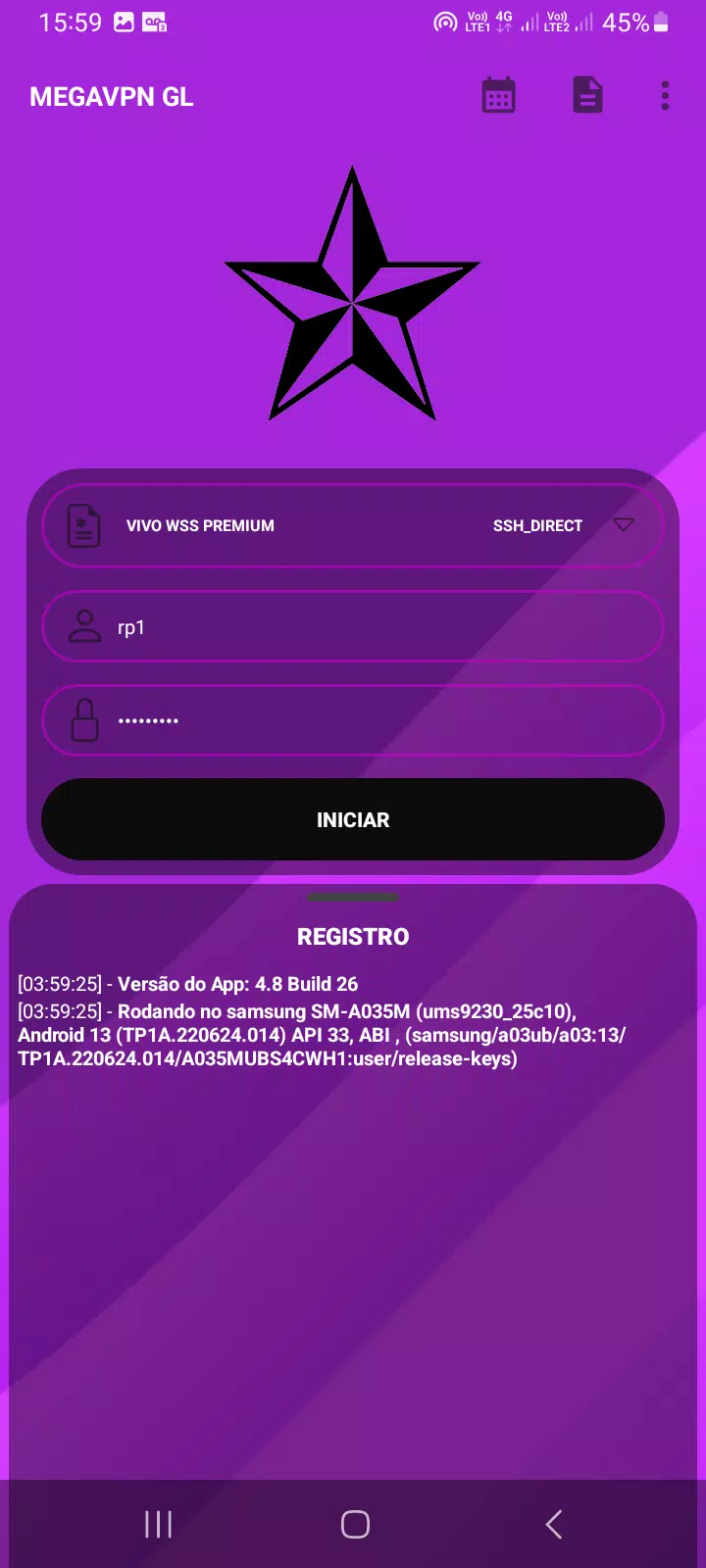 MEGALITE VPN Screenshot2