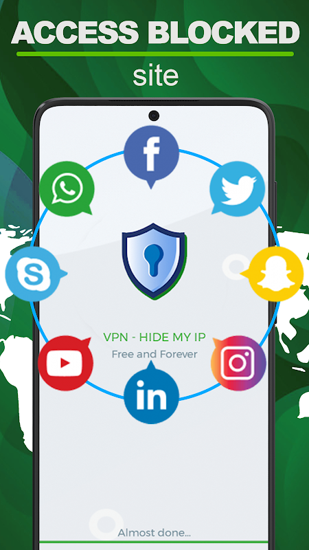 VPN - Hide My IP Secure Server Screenshot1