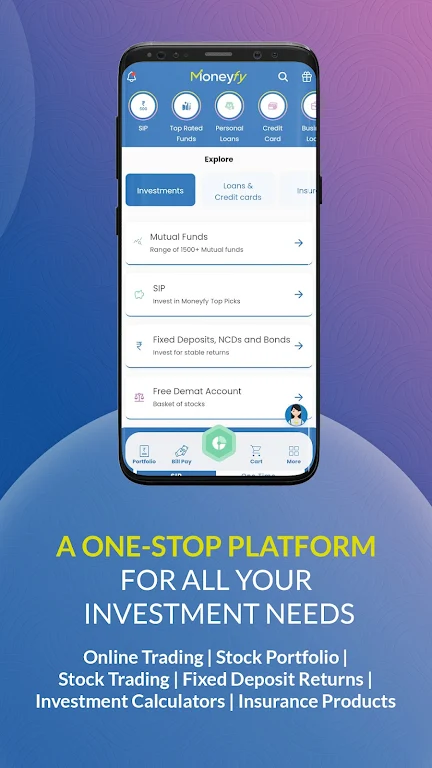 MoneyFy: MF, SIP, Loan App Screenshot1