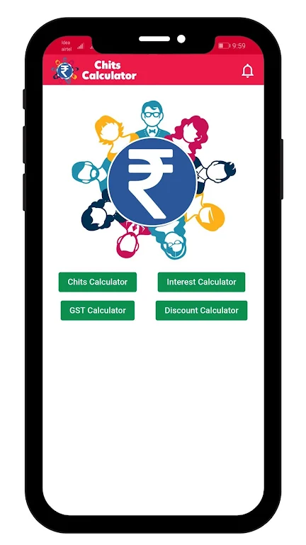 Chits Fund Interest Calculator Screenshot1