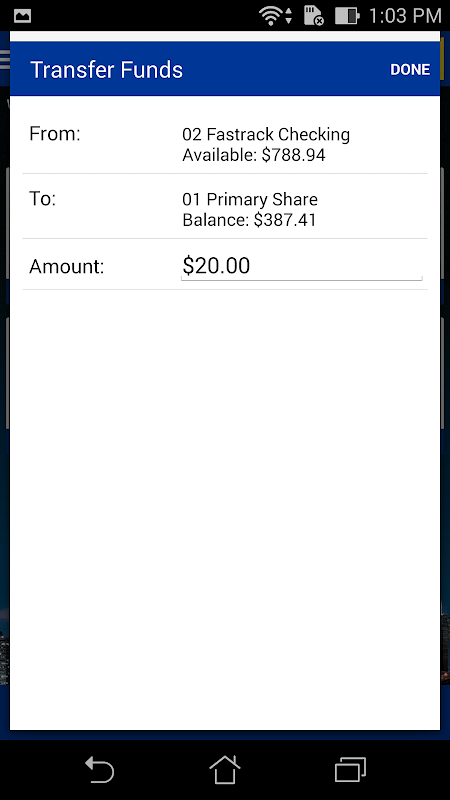 NYMCU Mobile Banking Screenshot3