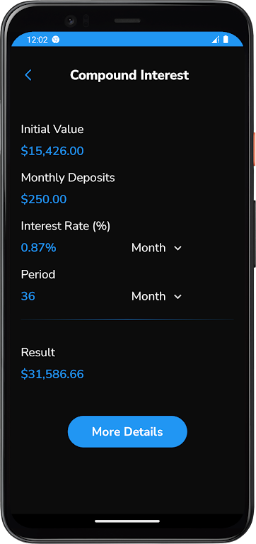 Compound Interest - Icalc Screenshot3