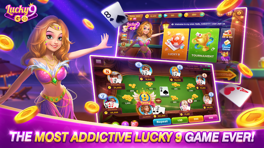 Lucky 9 Go-Fun Card Game Screenshot1