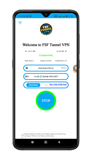 FSF Tunnel Super Fastest Vpn Screenshot2