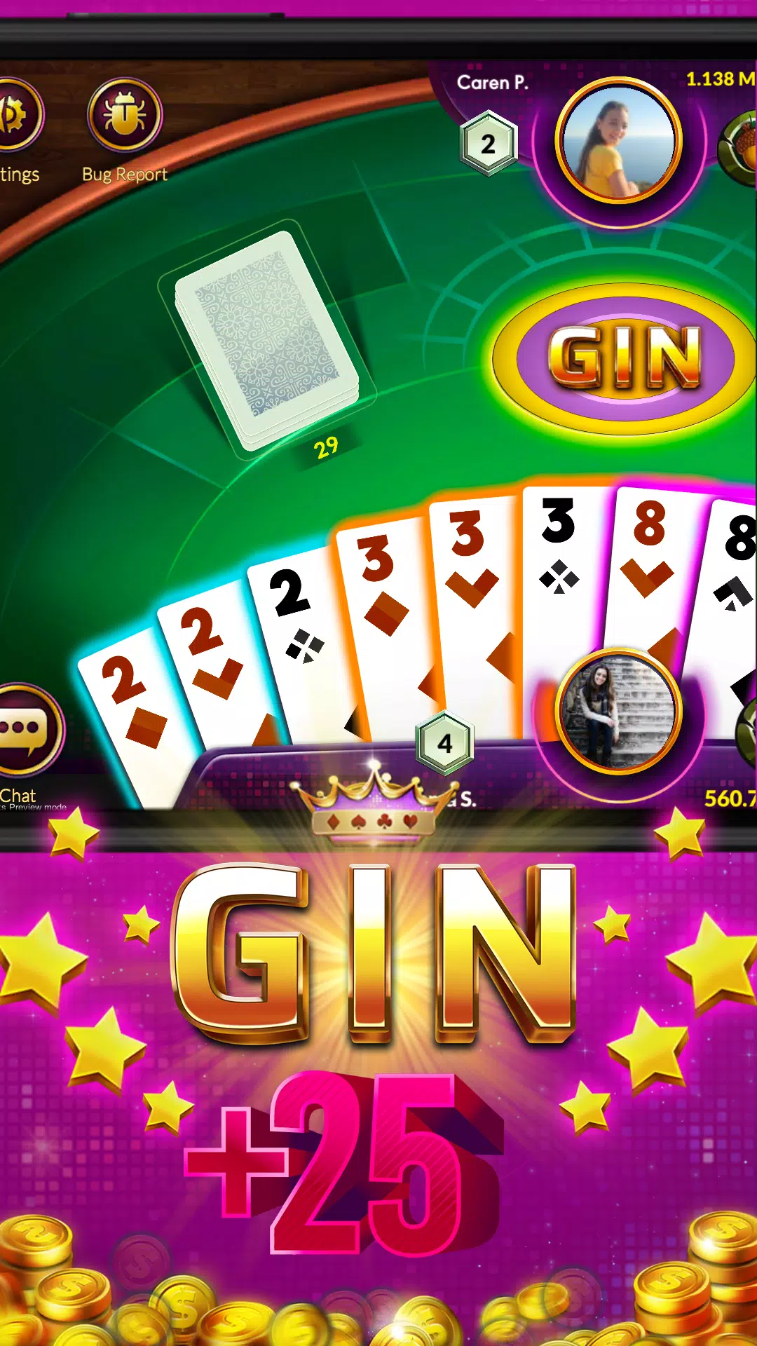 Gin Rummy - Online Screenshot2