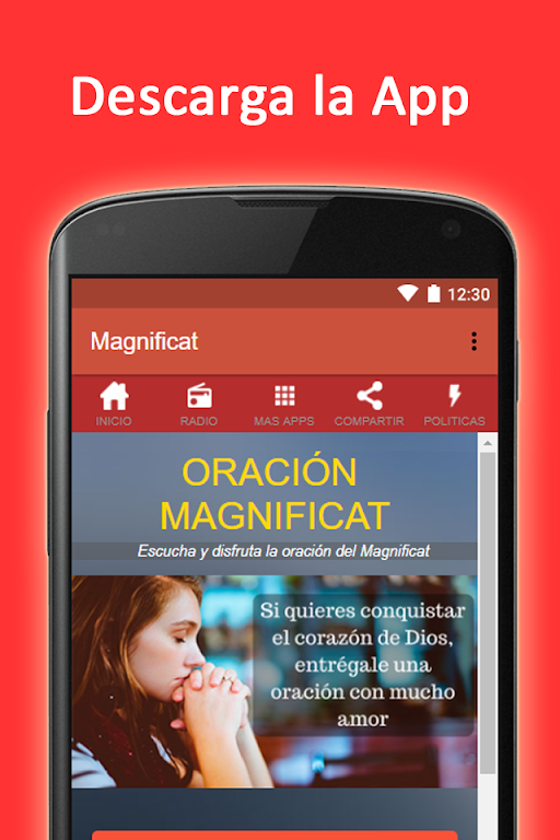 Oracion la magnifica en audio: El Magnificat Screenshot1