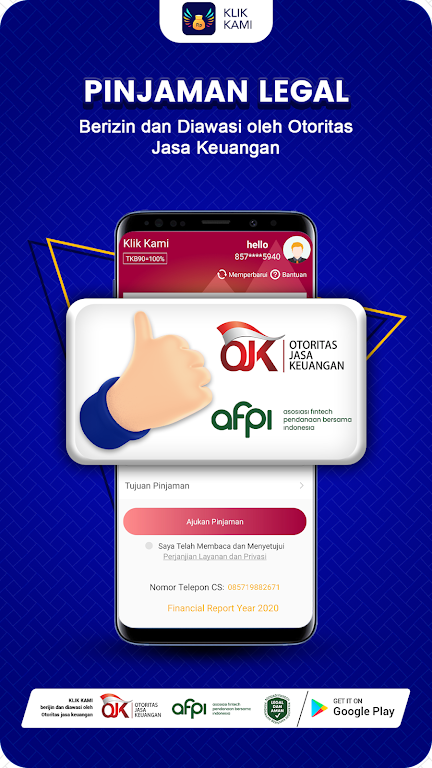 Klik Kami - Pinjaman Uang Dana Credit Cepat Online Screenshot2