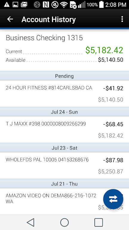 MHV Mobile Banking Screenshot1