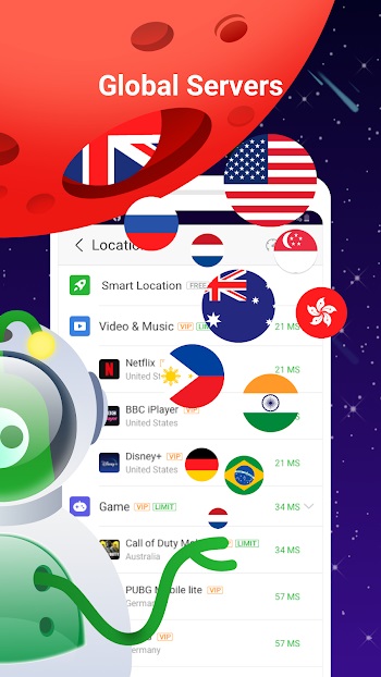 UFO VPN - Best Free VPN Proxy with Unlimited Screenshot1