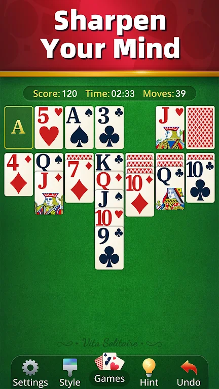 Vita Solitaire for Seniors Screenshot1