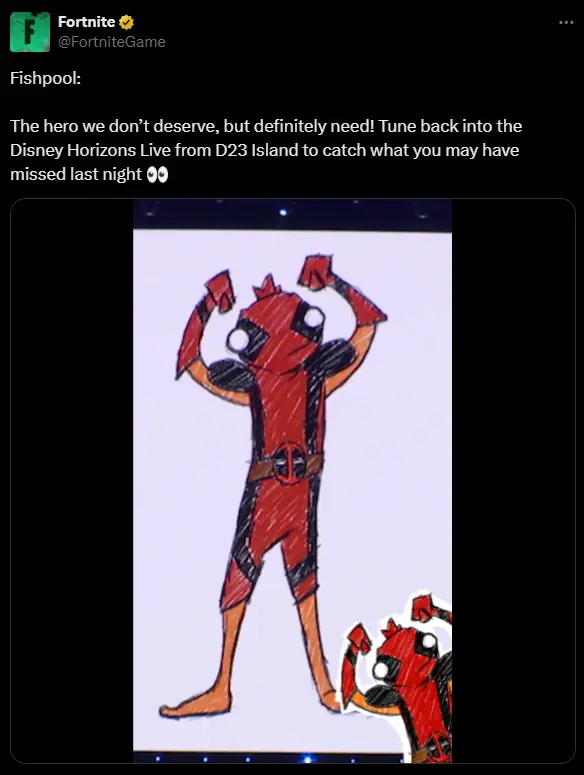 Deadpool-Inspired Skin teased coming to Fortnite Image 1