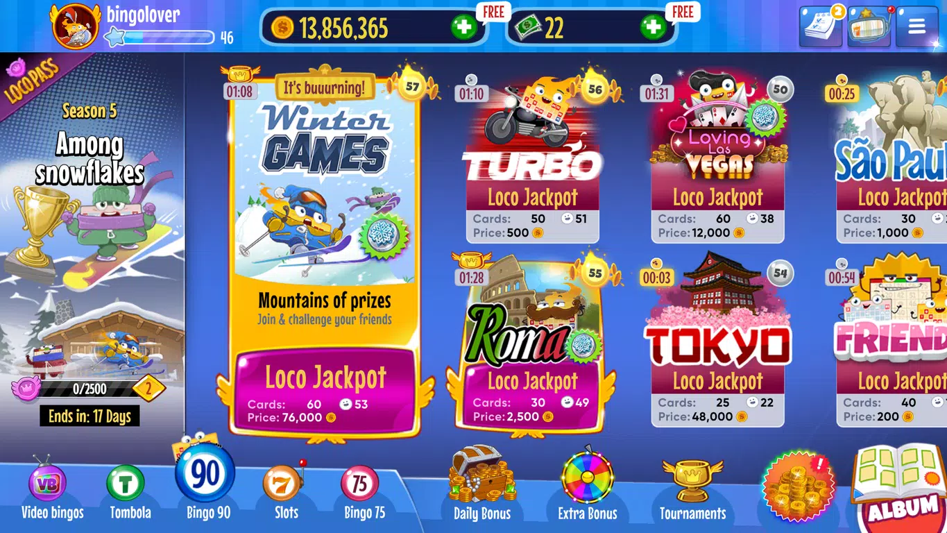 Loco Bingo Tombola Online Screenshot2