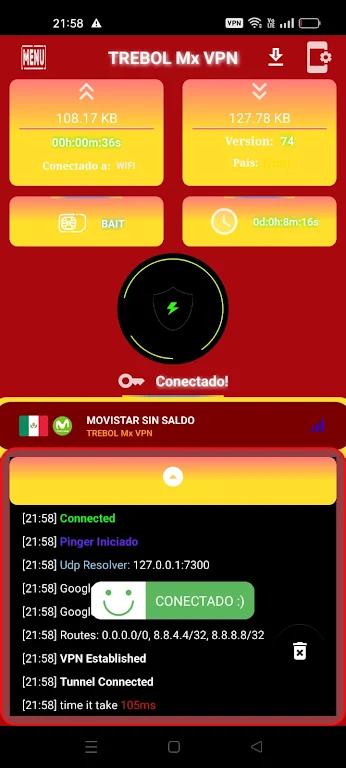 TREBOL Mx VPN Screenshot4