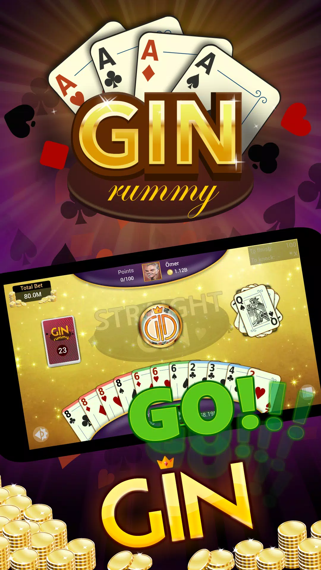 Gin Rummy Offline Screenshot3