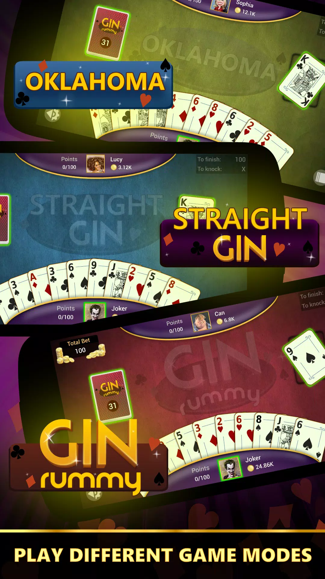 Gin Rummy Offline Screenshot2