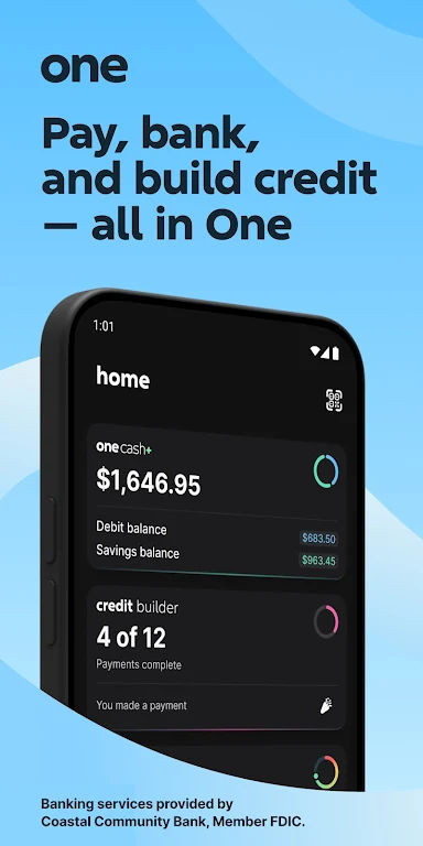 One - Mobile Banking Screenshot1