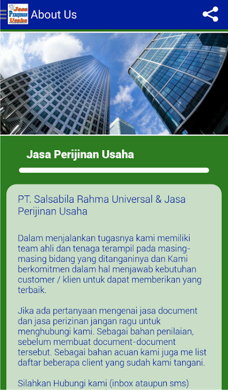 Jasa Perijinan Usaha Screenshot1