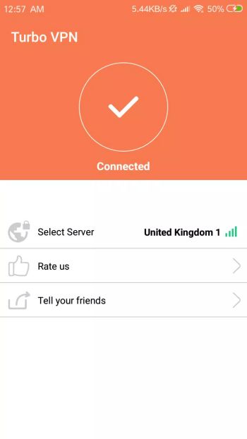 Turbo VPN proxy-A Fast Unlimited Free VPN Proxy Screenshot2