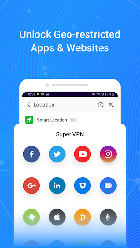 Super VPN- Free,Fast,Secure&Unlimited VPN Proxy Screenshot3