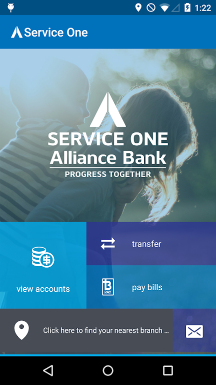 SERVICE ONE Alliance Bank App Screenshot1