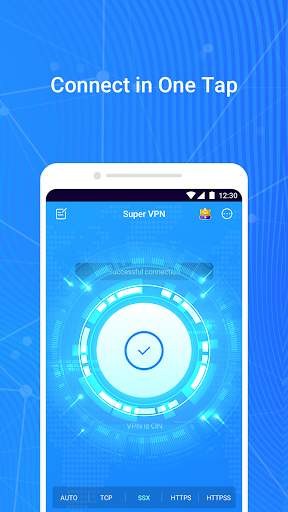 Super VPN- Free,Fast,Secure&Unlimited VPN Proxy Screenshot1