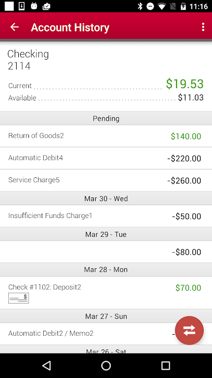 Allegacy Mobile Banking Screenshot2