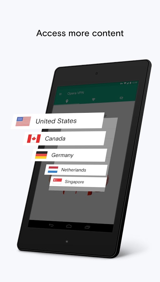 Opera Free VPN - Unlimited VPN Screenshot3