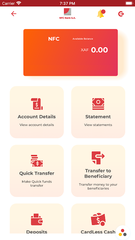 NFC Bank MobileBanking Screenshot4