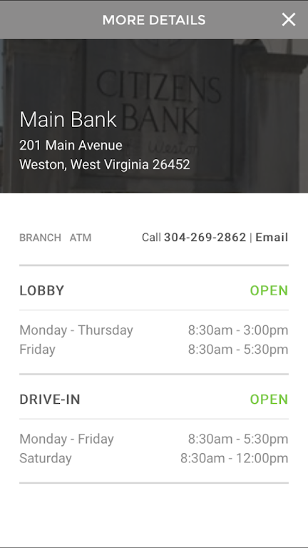 Citizens Bank of Weston Screenshot4