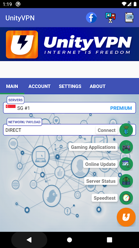 UnityVPN Screenshot3