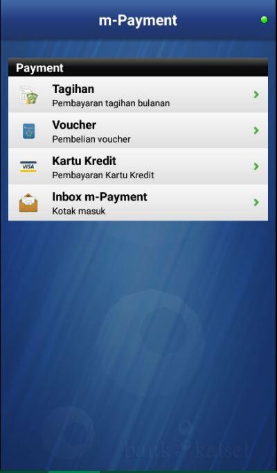 Mobile Banking Bank Kalsel Screenshot2