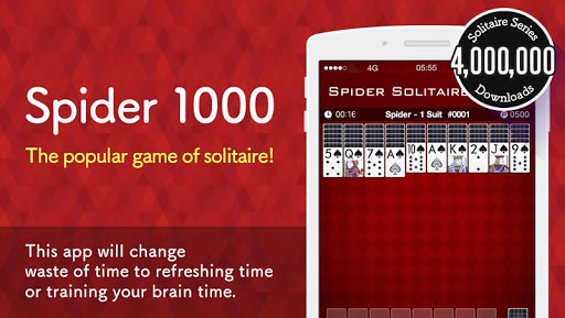 Spider 1000 - Solitaire Game Screenshot1