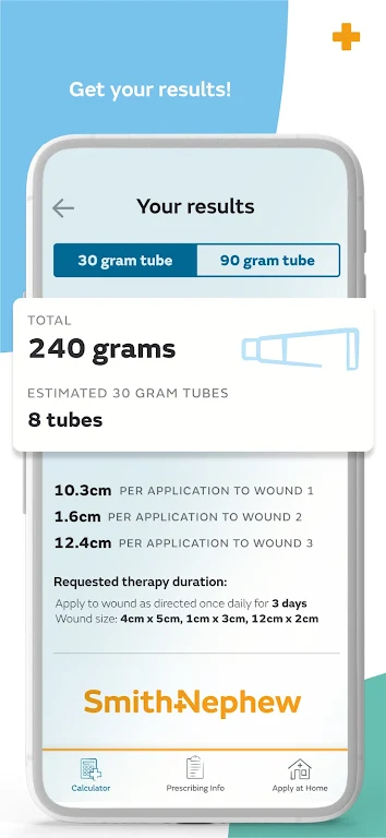 SANTYL* Dosing Calculator Screenshot1