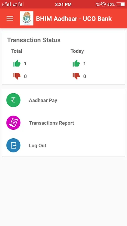 BHIM AADHAAR - UCO BANK Screenshot3