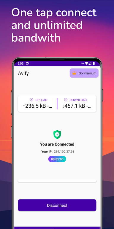 Avify - Secure VPN & Privacy Screenshot3