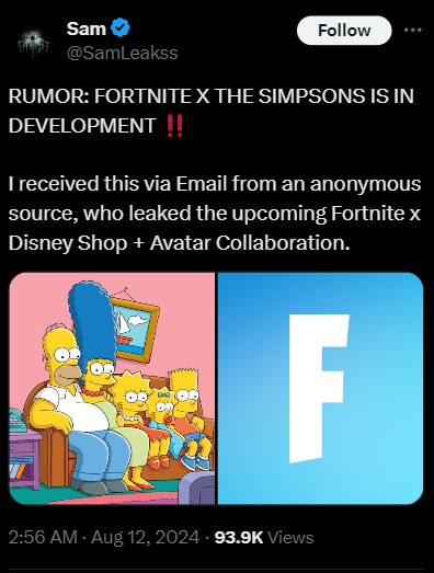 Fortnite x Simpsons Collab Leaked? Image 2