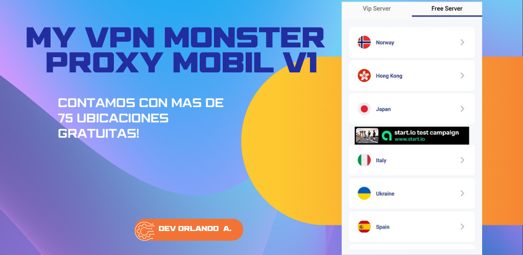 MyVPN Monster - Proxy Mobil Screenshot2